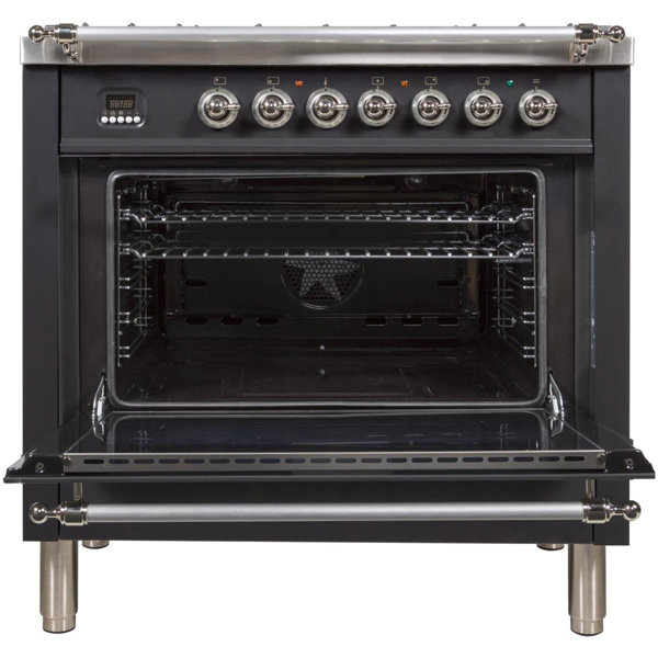 ILVE Nostalgie Series 36" 3.55 cu. ft. Freestanding Gas Range with